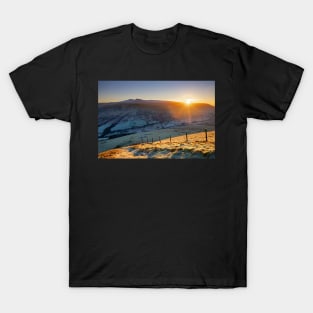 Sunrise with Pen y Fan and Corn Du T-Shirt